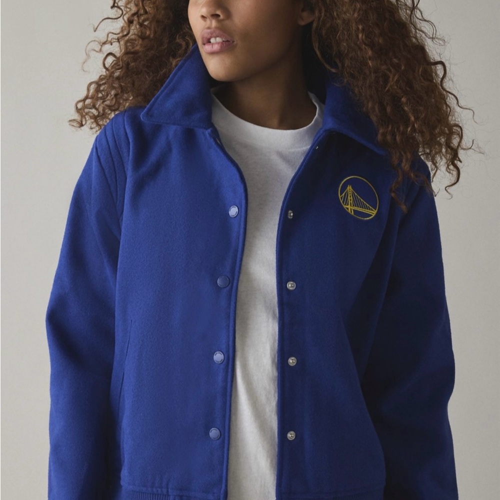 New Era Blue Varsity Jacket Collegiate Style